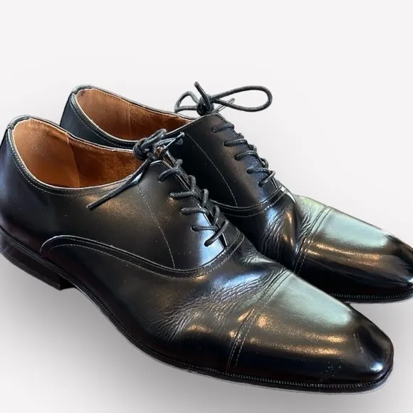 💃 Florsheim Corbetta Oxford dress shoes tuxedo Cap Toe Size 13D Black MSRP $125