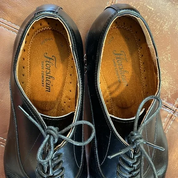 💃 Florsheim Corbetta Oxford dress shoes tuxedo Cap Toe Size 13D Black MSRP $125