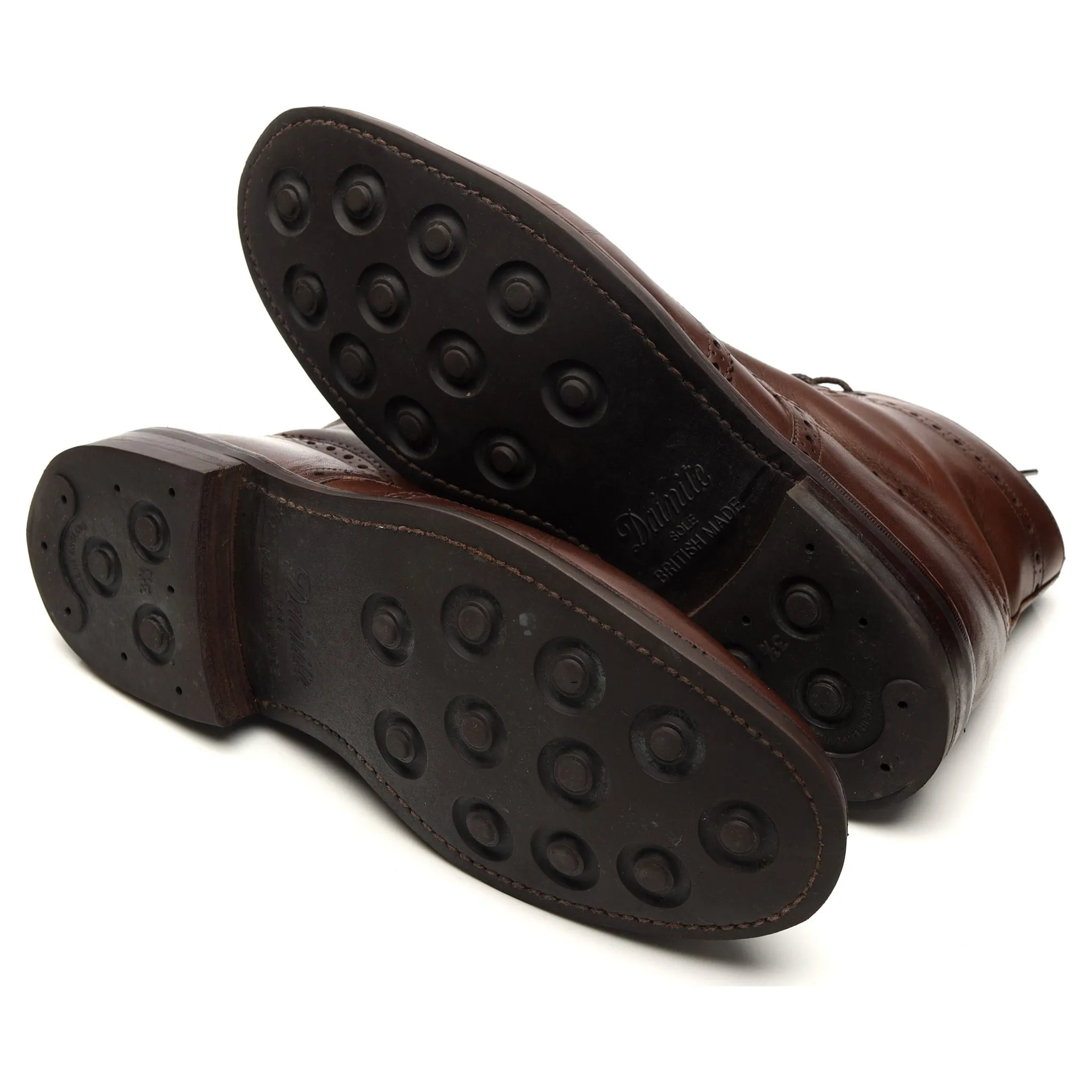 1880 'Litchfield' Dark Brown Leather Boots UK 7 F