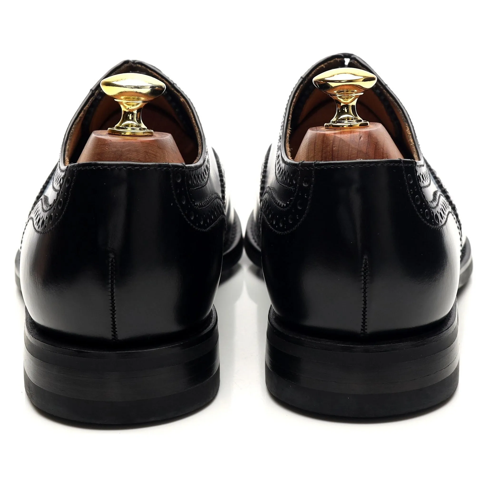 '301' Black Leather Oxford Brogues UK 8 F