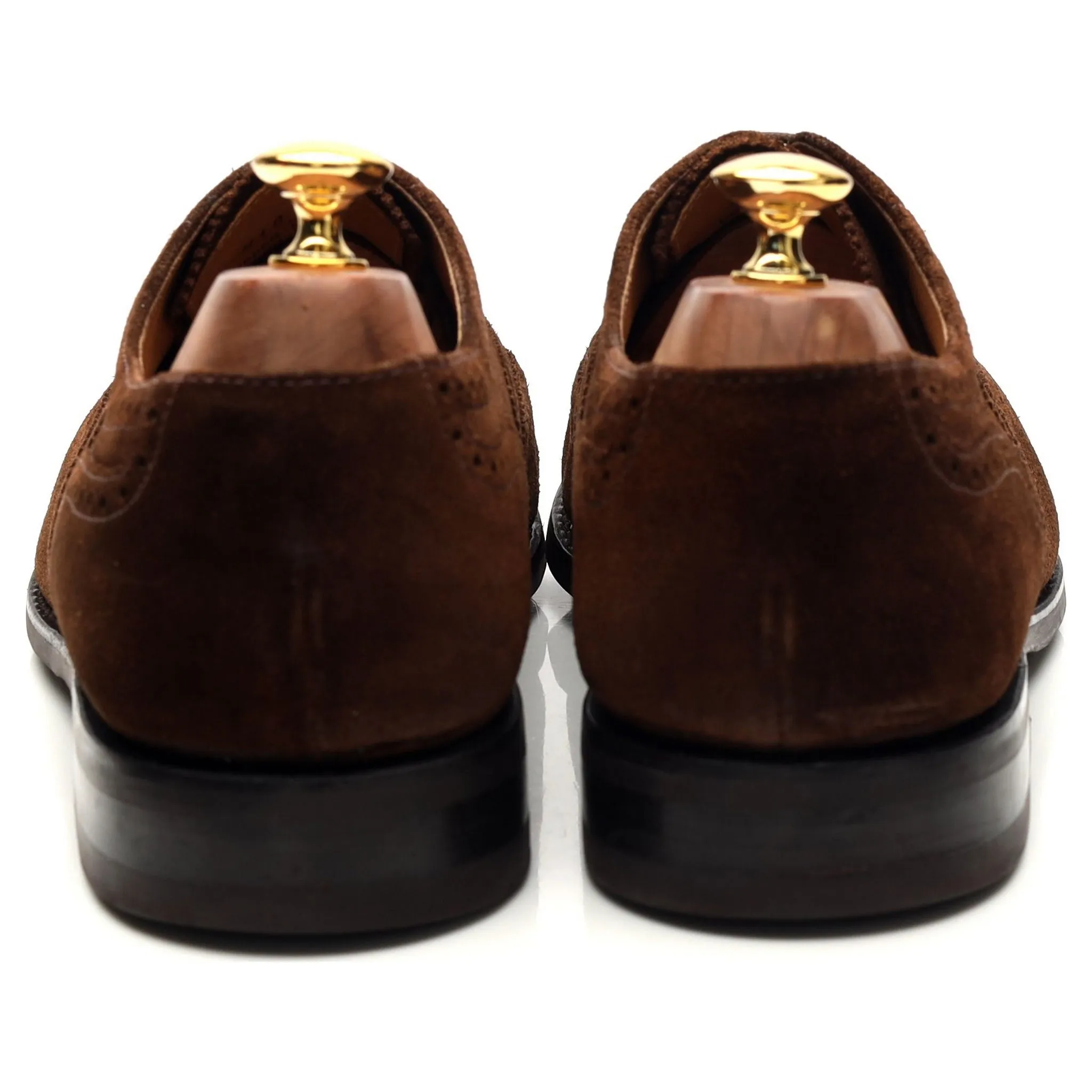 '302' Brown Suede Oxford Brogues UK 10 G