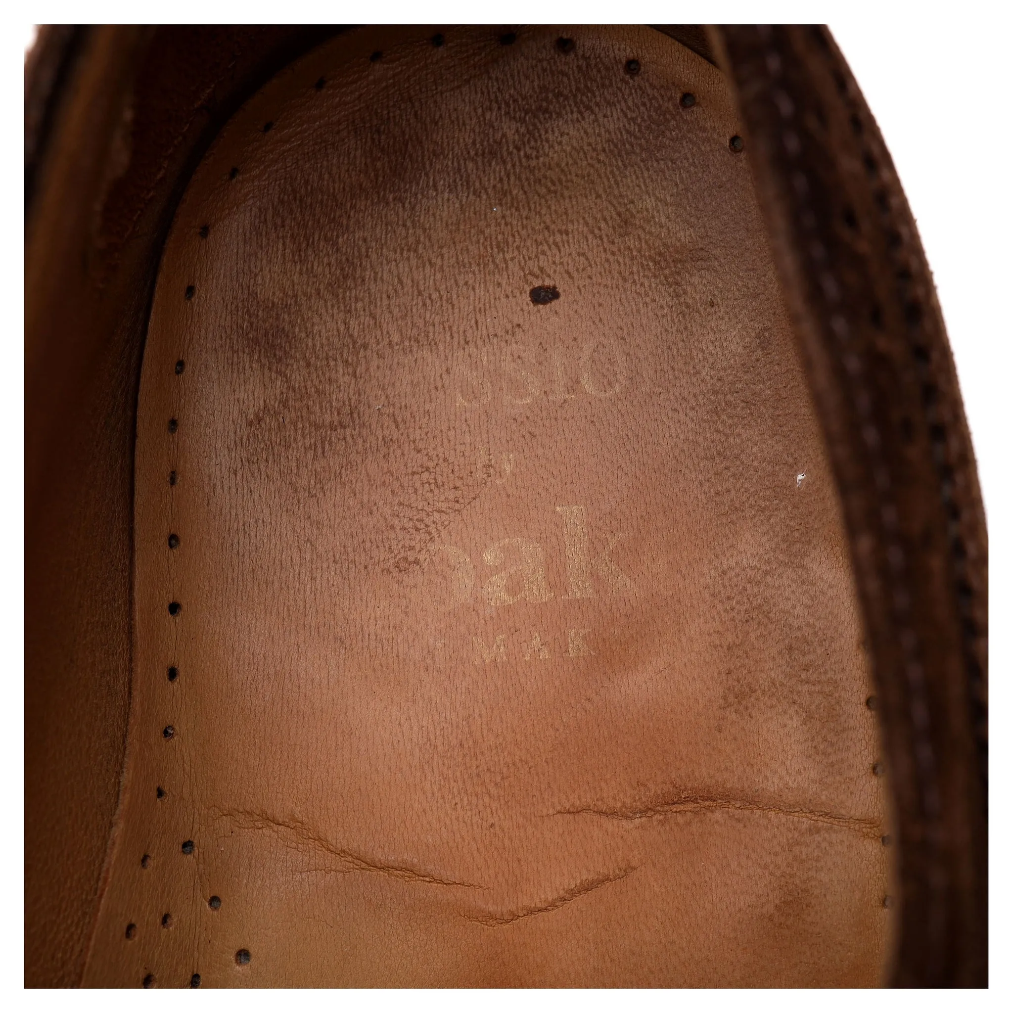 '302' Brown Suede Oxford Brogues UK 10 G