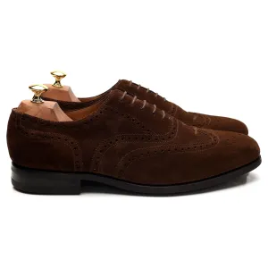 '302' Brown Suede Oxford Brogues UK 10 G