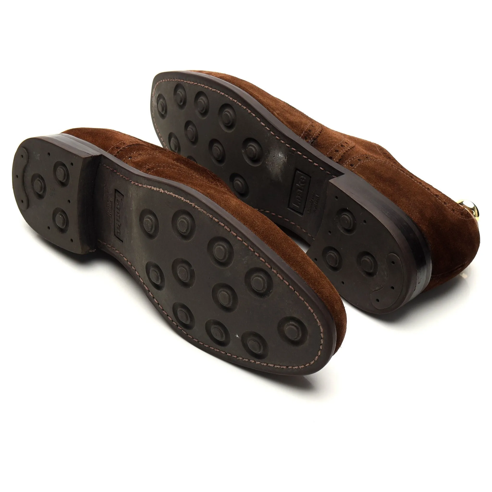 '302' Brown Suede Oxford Brogues UK 10 G