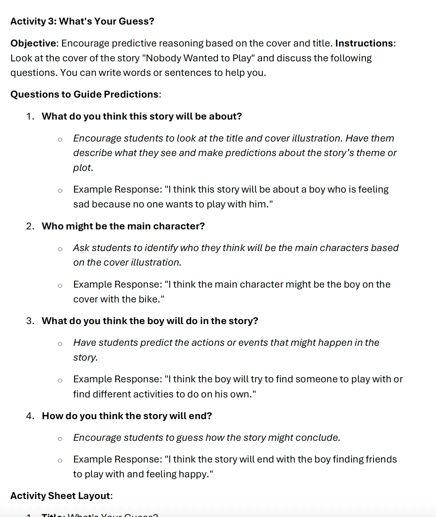 35 Guided Reading Activity Packs (including pre & post read ideas)