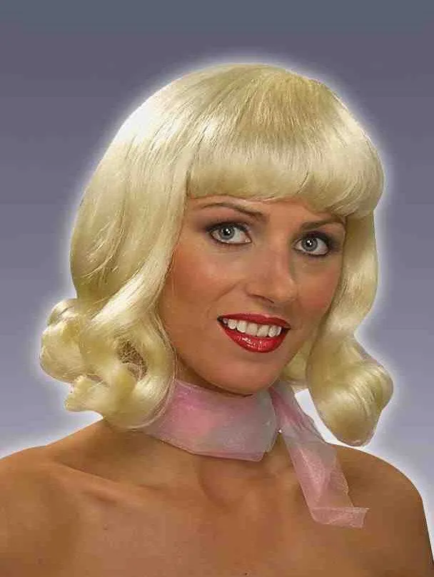 60's Flip Wig Blonde