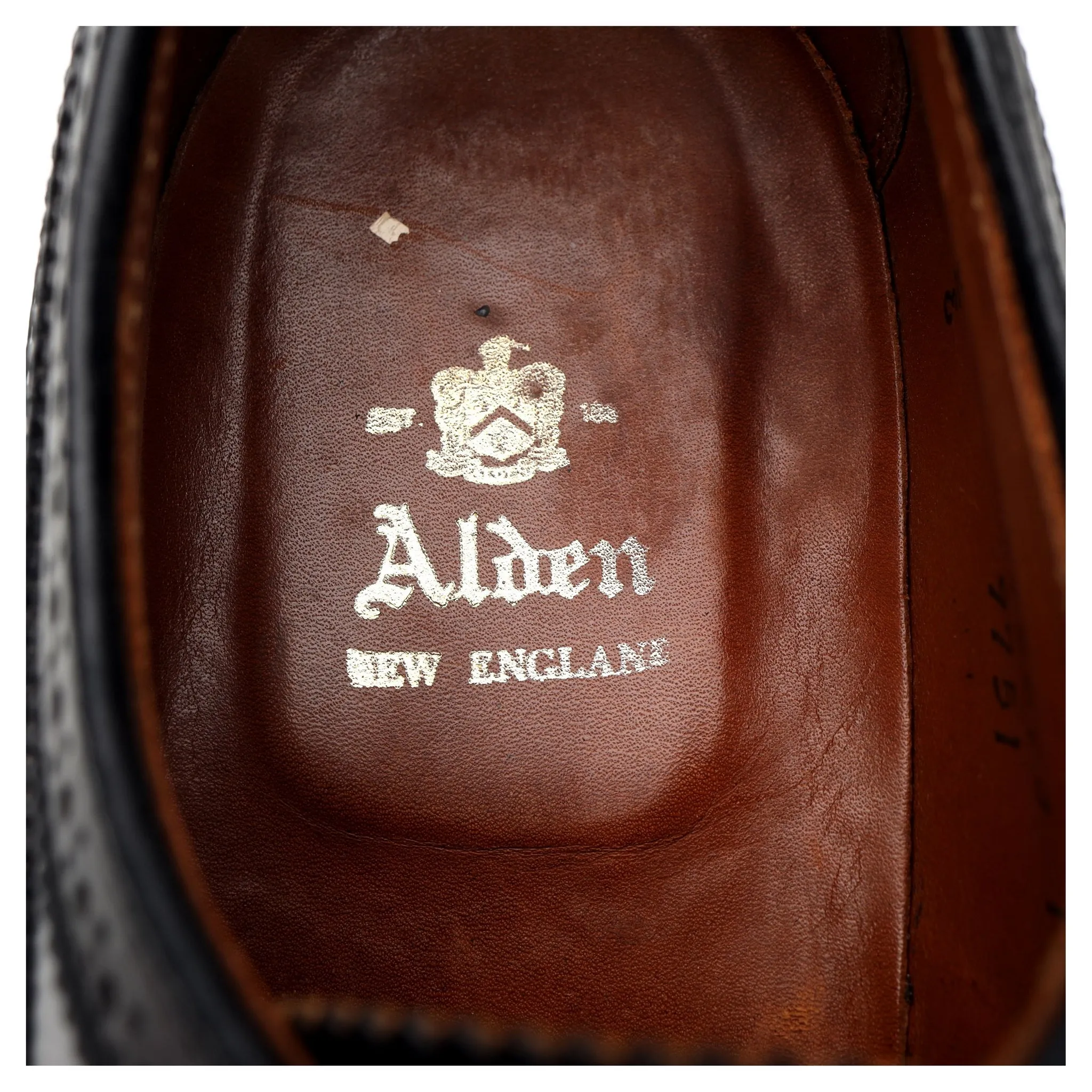 '9751' Black Cordovan Derby Brogue UK 8.5 US 9 E