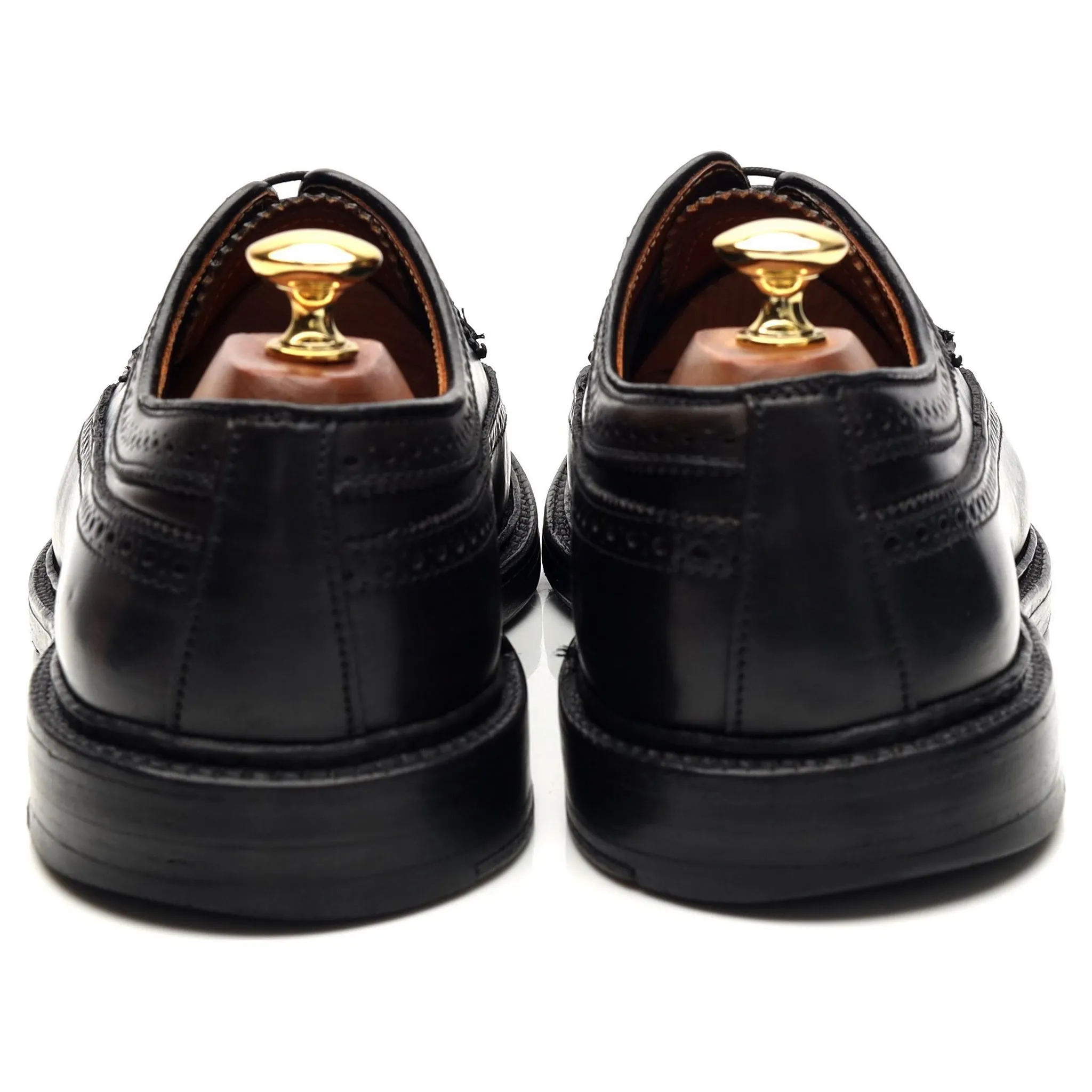 '9751' Black Cordovan Derby Brogue UK 8.5 US 9 E
