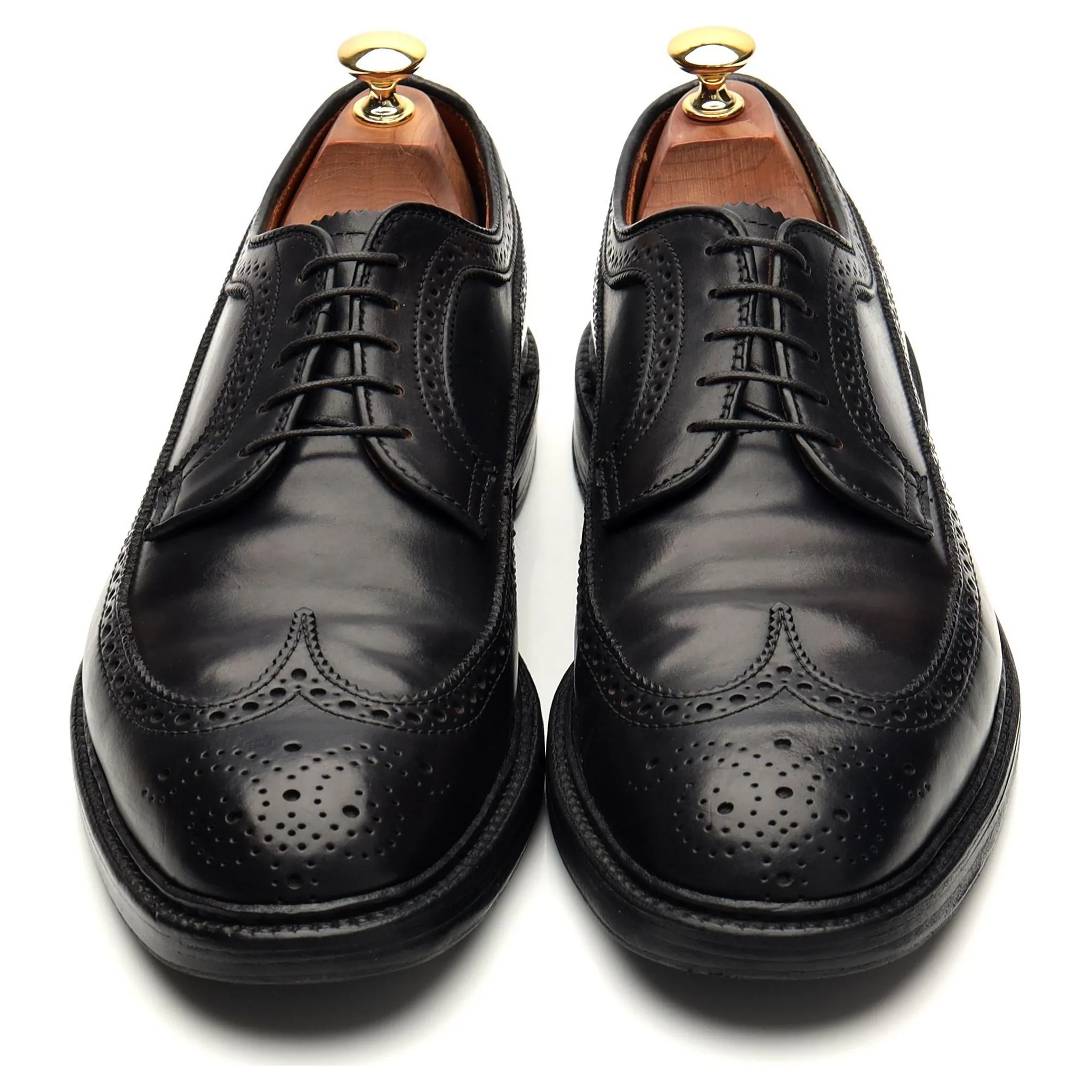 '9751' Black Cordovan Derby Brogue UK 8.5 US 9 E