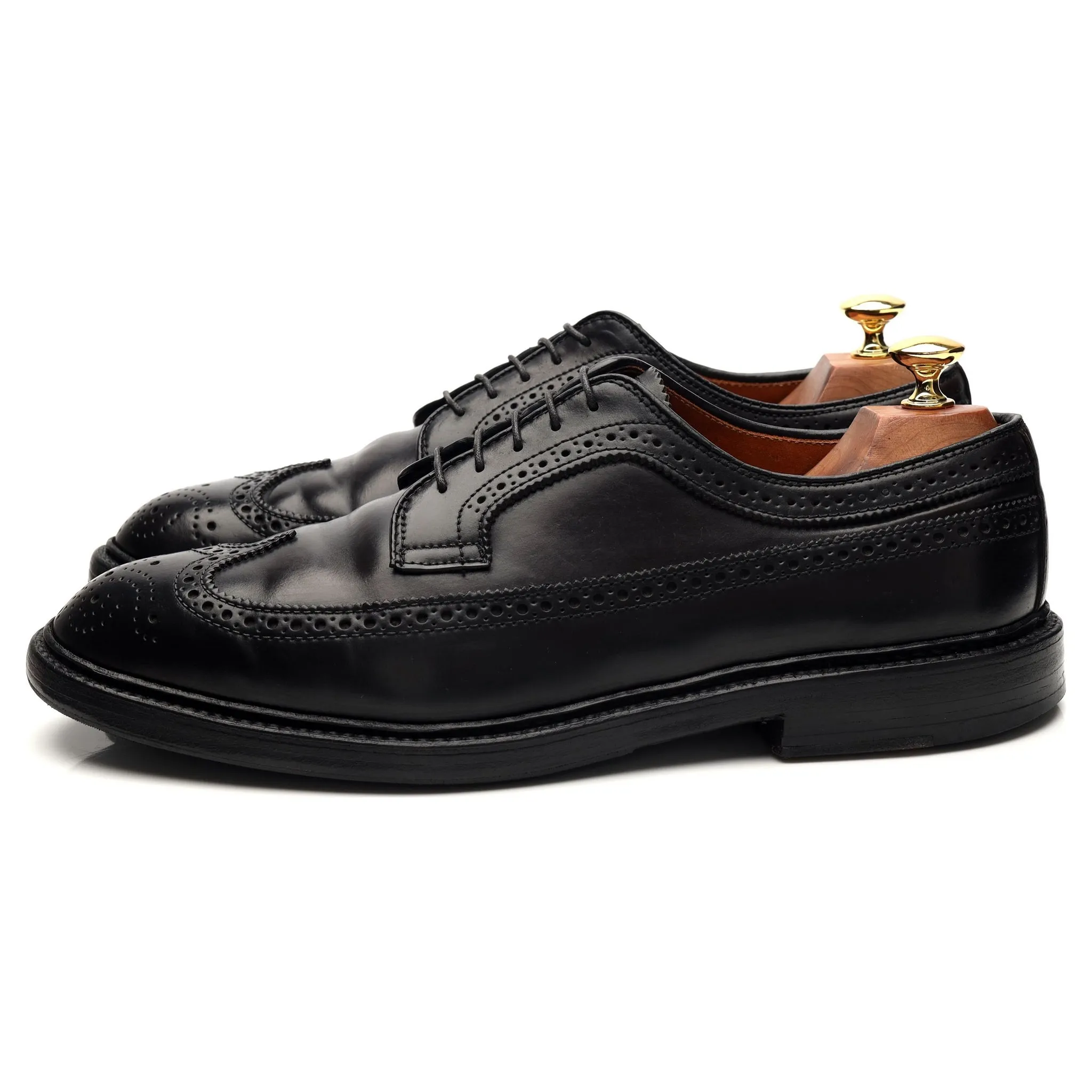 '9751' Black Cordovan Derby Brogue UK 8.5 US 9 E