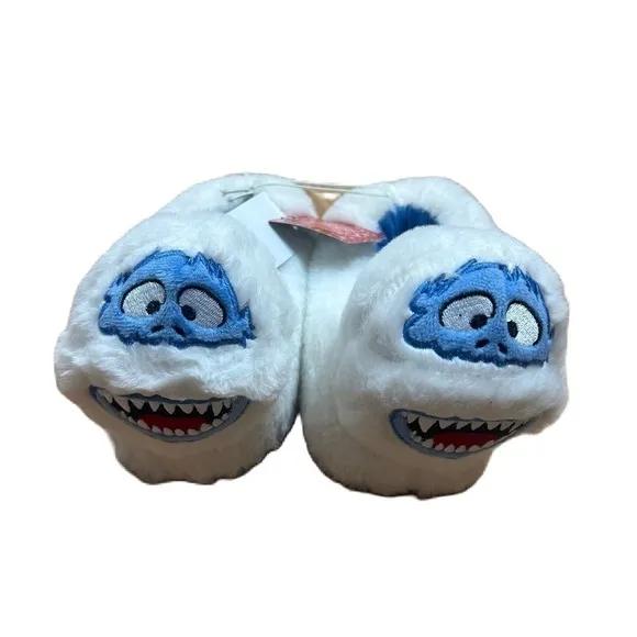 Abominable Snowman Slippers NWT 9/10 Kids Toddler Rudolph the Red Nosed Reindeer