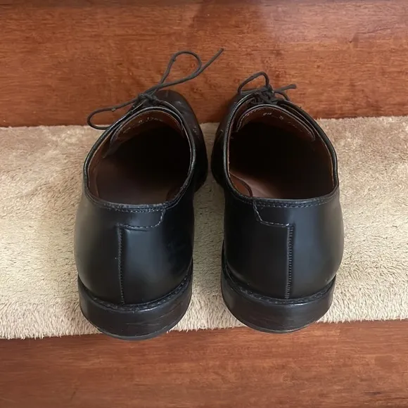 Allen Edmonds Black Leather Oxford Dress Up Shoes SZ 9.5 In Excellent Co…