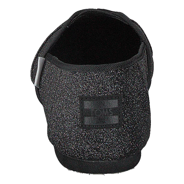 Alpargata Youth Black Iridescent Glimmer