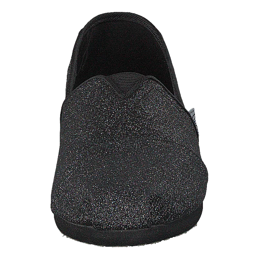 Alpargata Youth Black Iridescent Glimmer