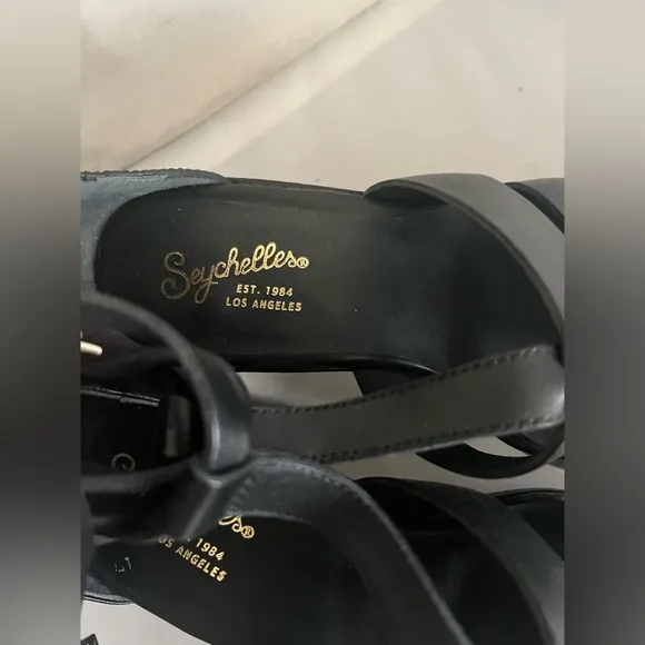 Anthropologie Seychelles stay ready gladiator heel sandal 8.5