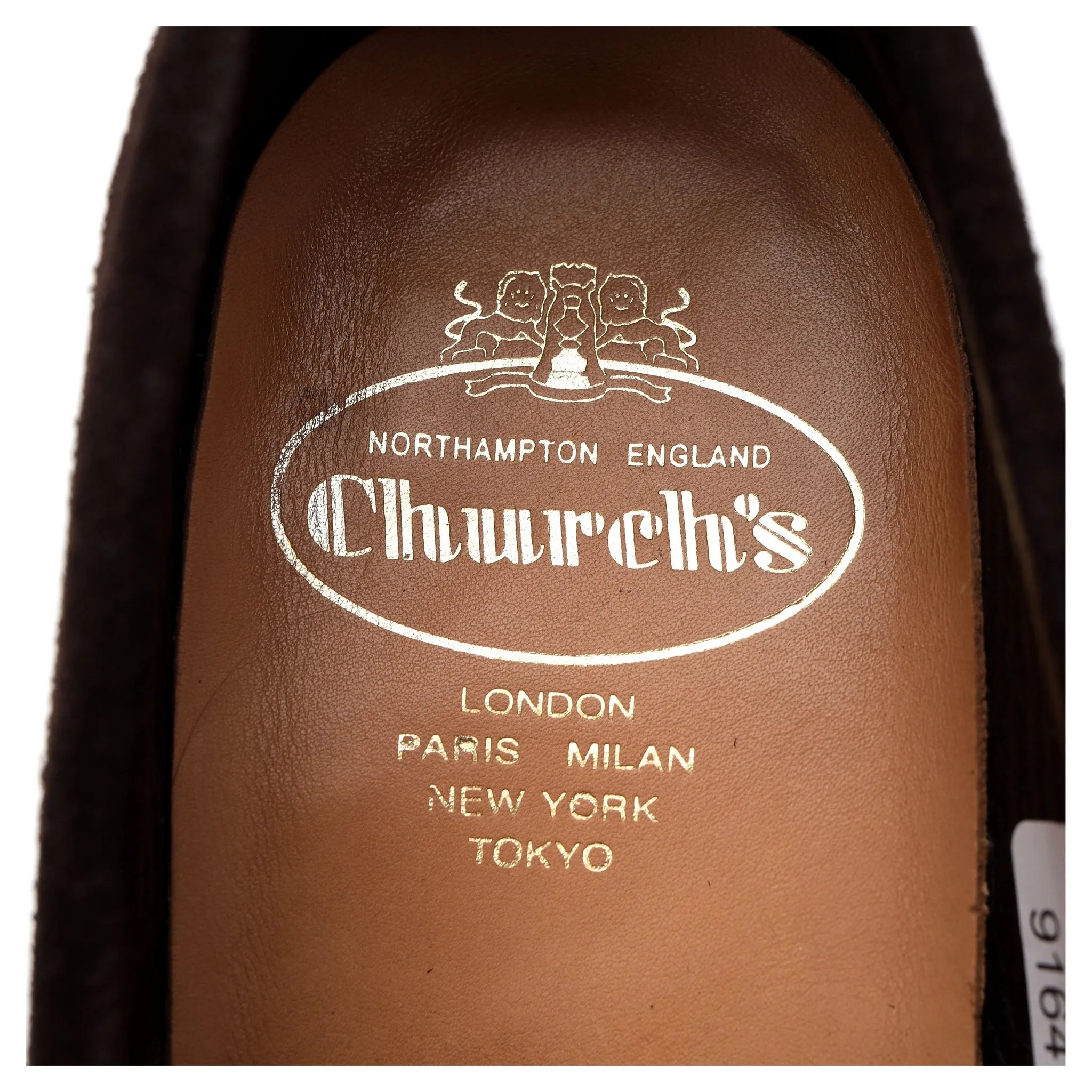 'Arena' Dark Brown Suede Loafers UK 7 G