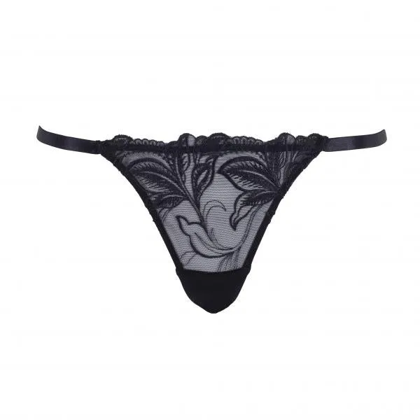 Asmine - Thong - Black - Size