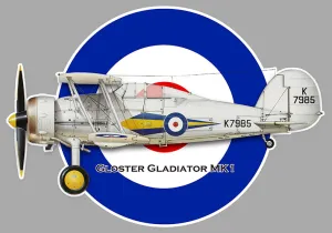 AVION GLOSTER GLADIATOR MK1 AV029
