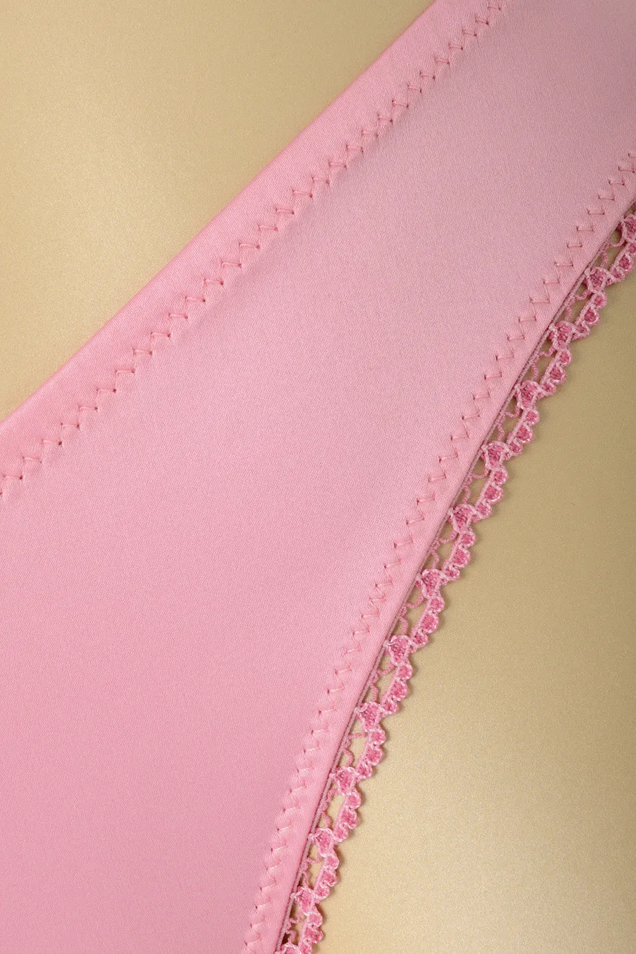 BABY PINK Satin Thong