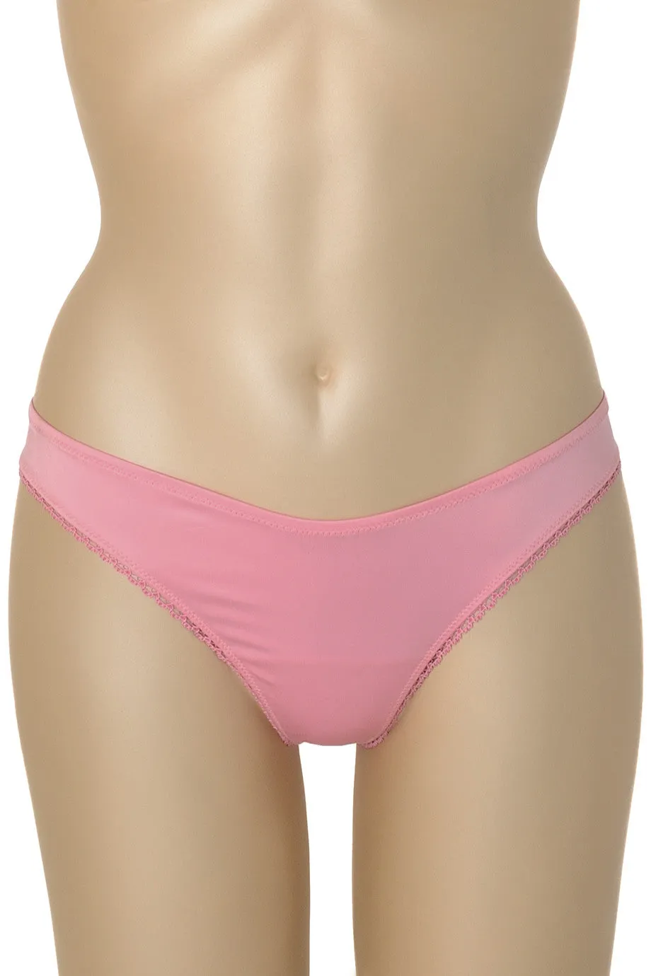 BABY PINK Satin Thong