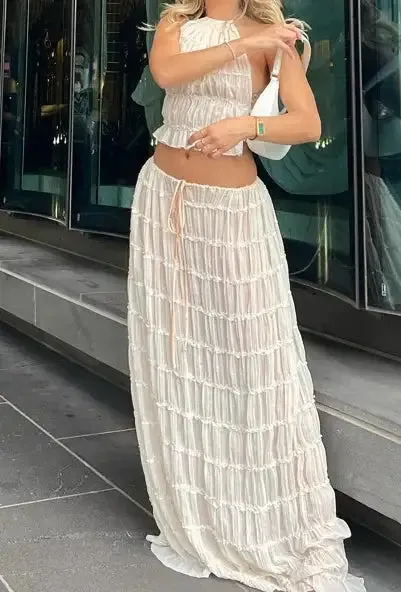 Backless Beauty Maxi Ensemble