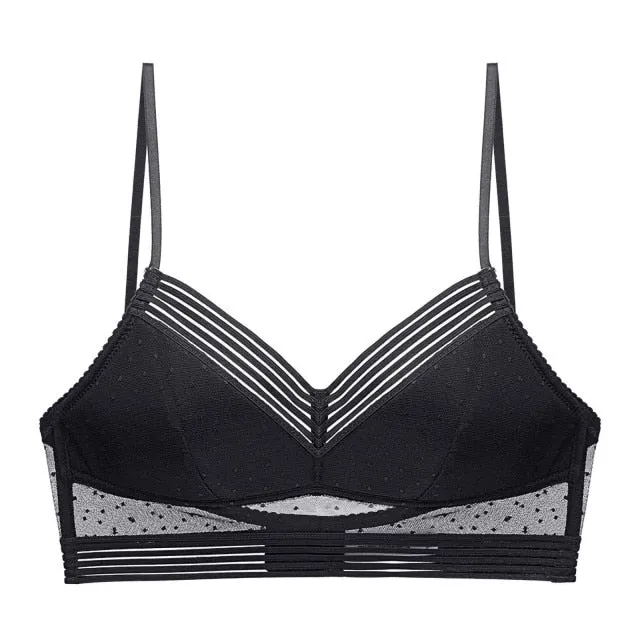 Backless Lace Push Up Bra