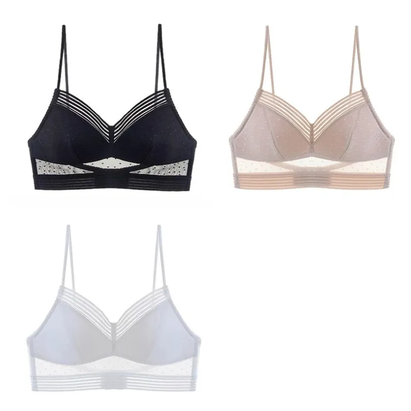 Backless Lace Push Up Bra