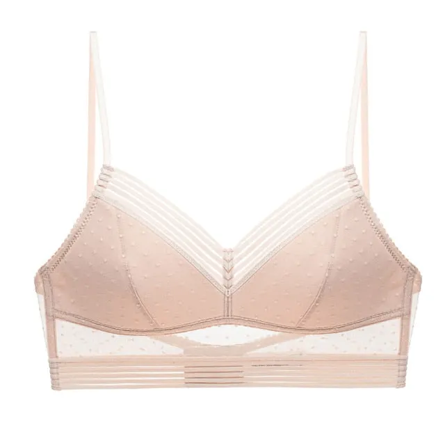 Backless Lace Push Up Bra