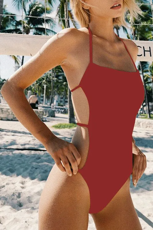 Backless One-piece Swimsuit