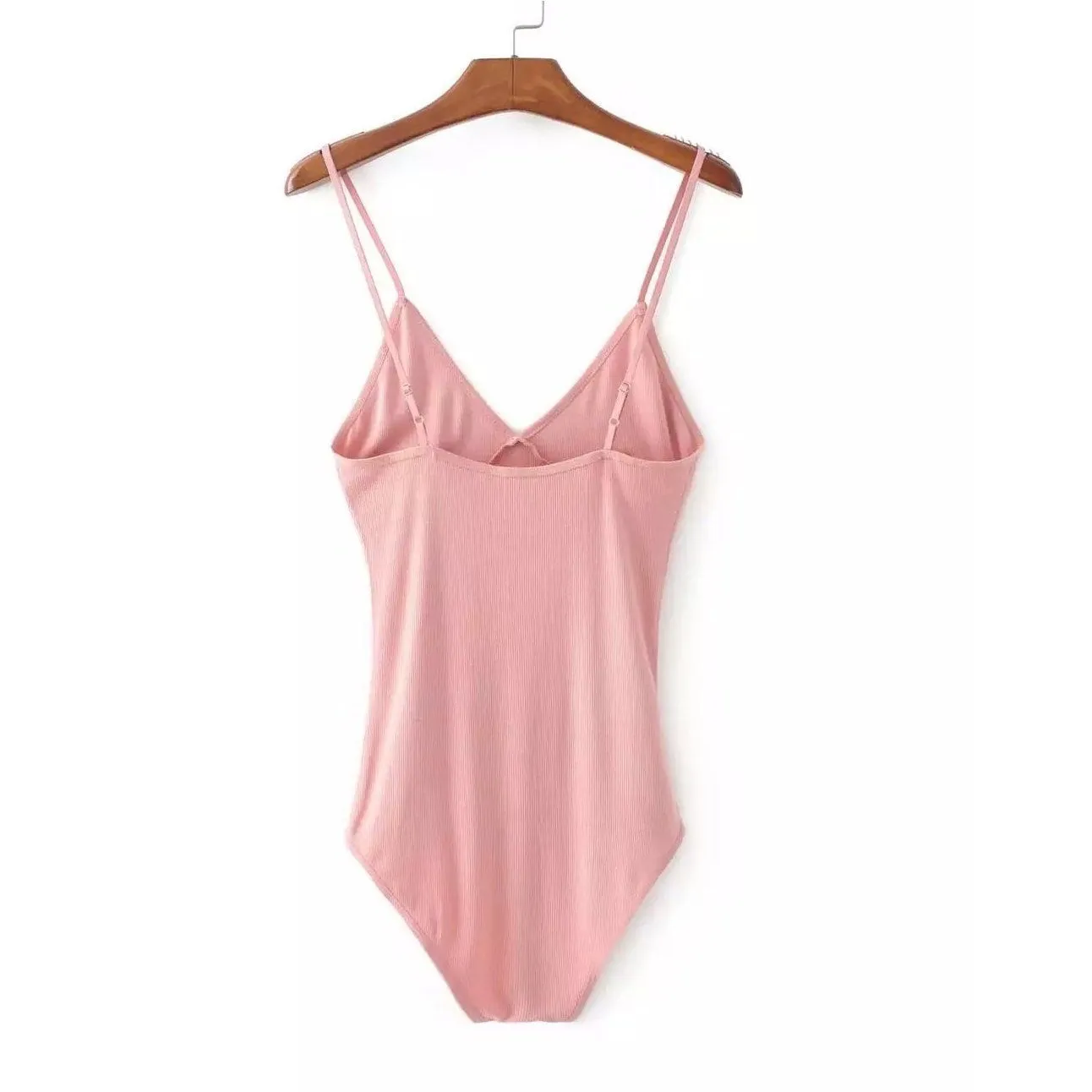Backless Spaghetti Strap Bodysuit