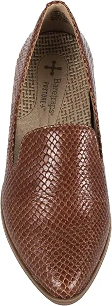 BareTraps GYANNA Women's Flats & Oxfords Brown Sugar Snake Size 6 M (BT27538)