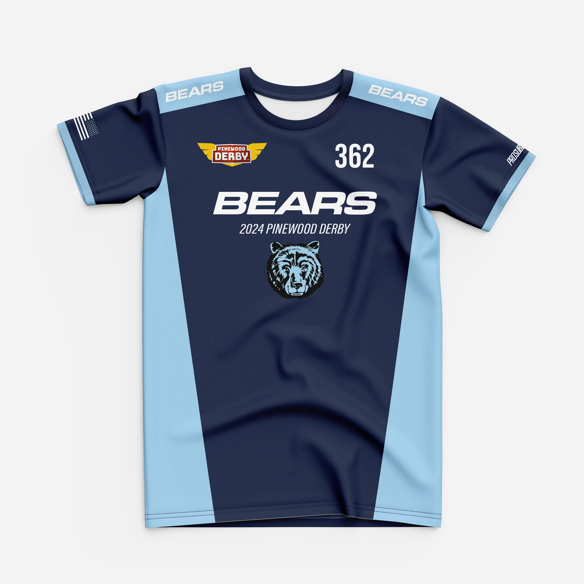 Bears 362 Pinewood Derby Jersey