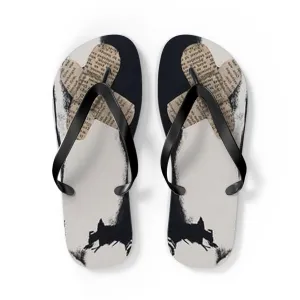 Beauty Is Pain Flip Flops