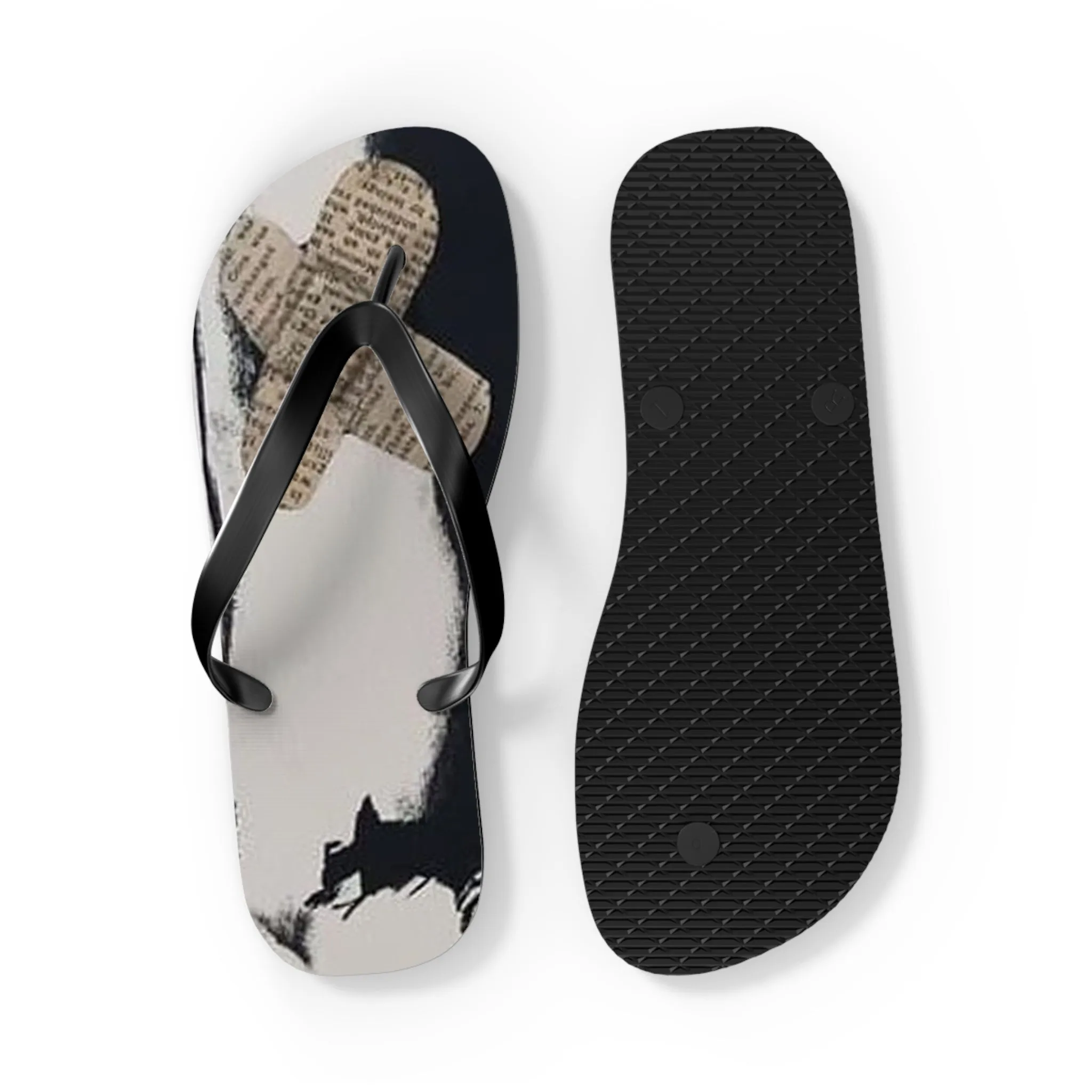 Beauty Is Pain Flip Flops