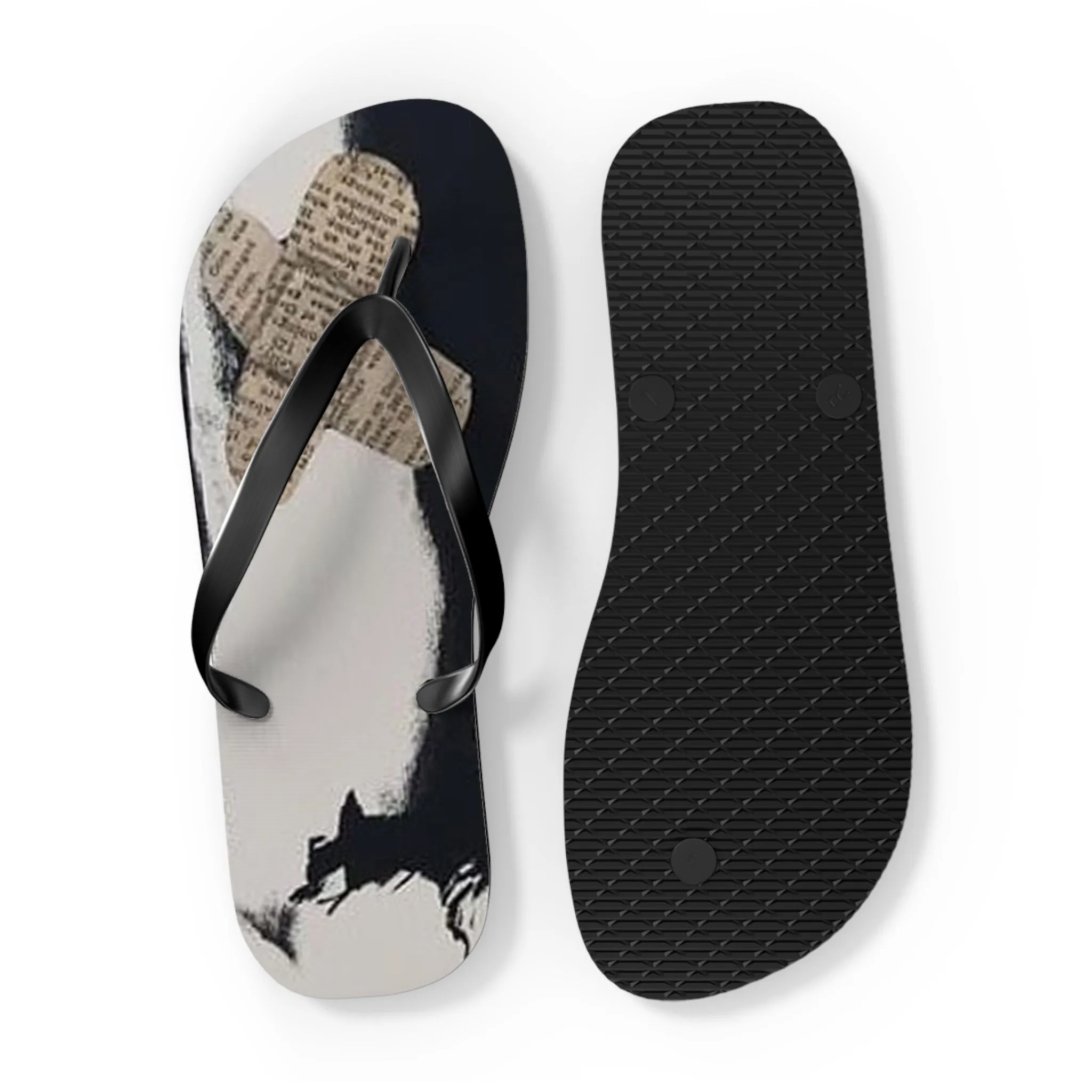 Beauty Is Pain Flip Flops