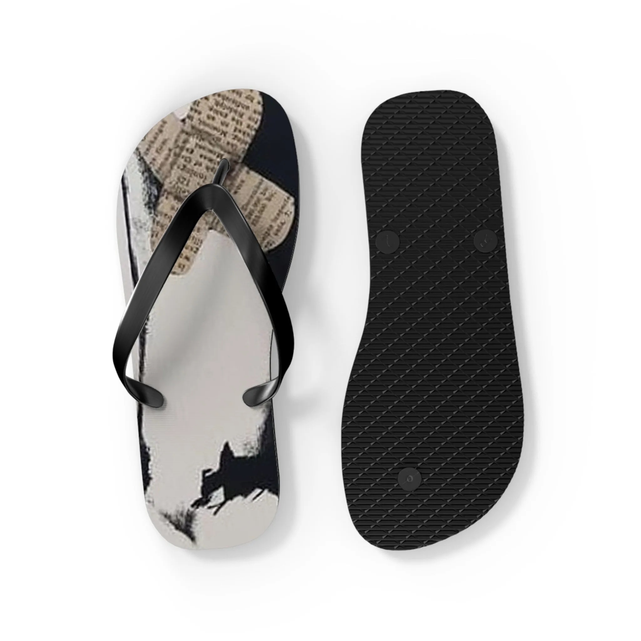 Beauty Is Pain Flip Flops