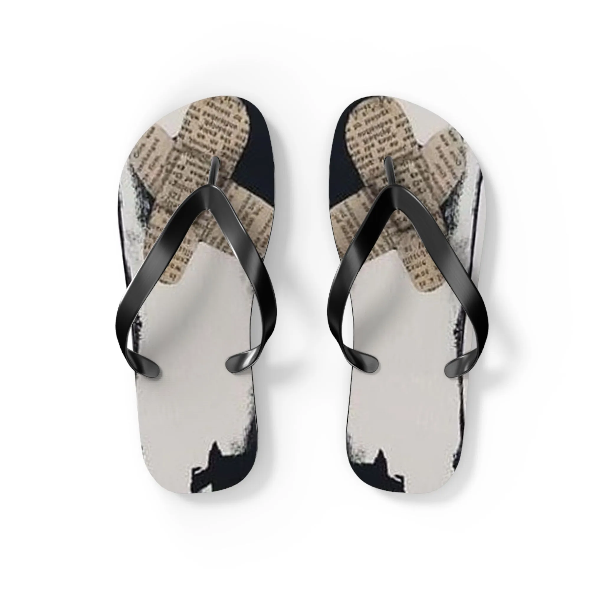 Beauty Is Pain Flip Flops