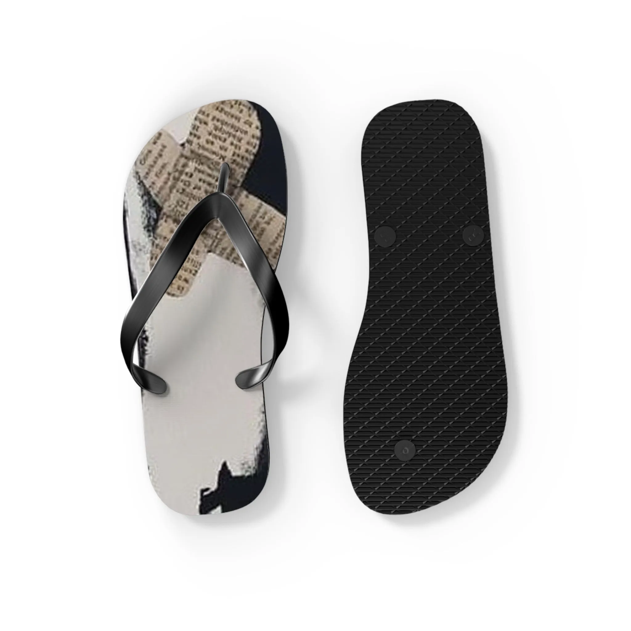 Beauty Is Pain Flip Flops