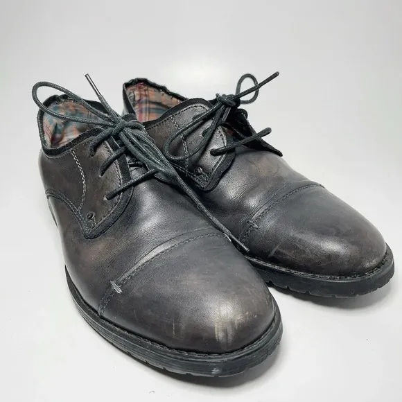 Bed Stu Rustic Leather Oxford Lace Up Shoes