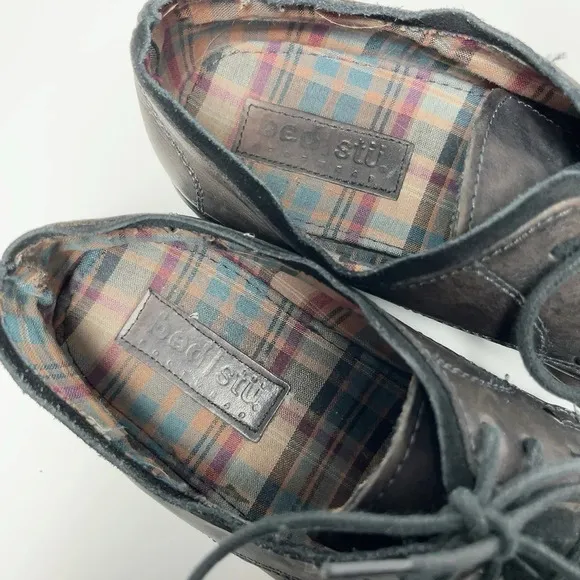 Bed Stu Rustic Leather Oxford Lace Up Shoes