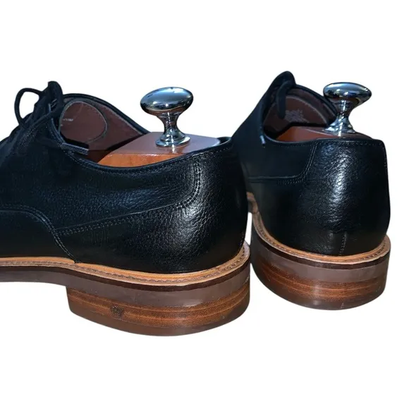 Blake McKay Men’s Black Leather Oxford Dress Shoes Size 10 Lace Up