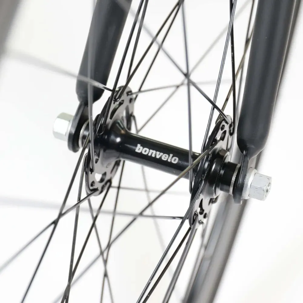 bonvelo Singlespeed & Fixie Bike BLIZZ Back to Black L