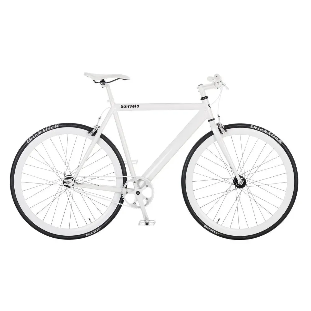 bonvelo Singlespeed & Fixie Bike BLIZZ Lightning White M