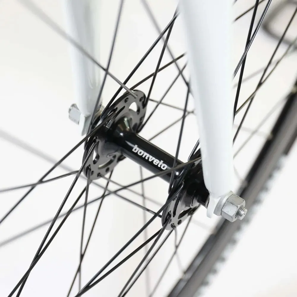 bonvelo Singlespeed & Fixie Bike BLIZZ Lightning White M
