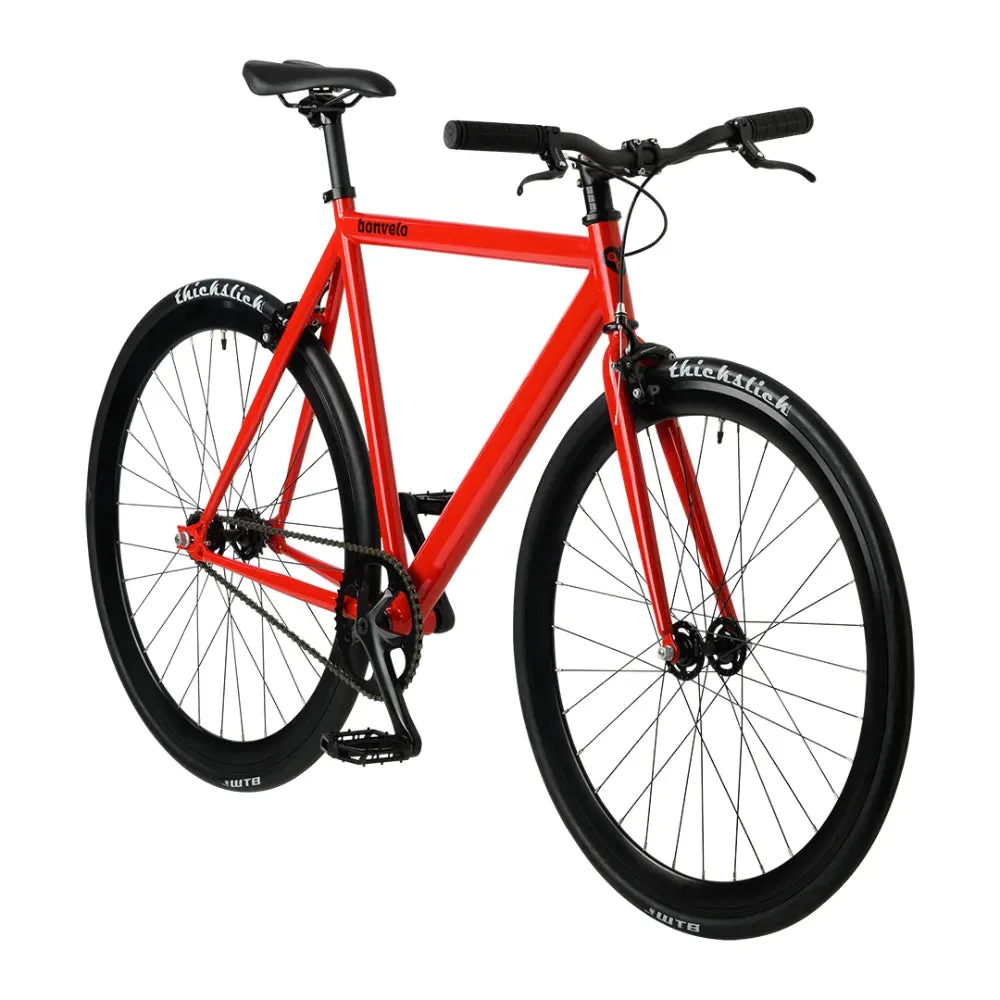 bonvelo Singlespeed & Fixie Bike BLIZZ Red Flag XL