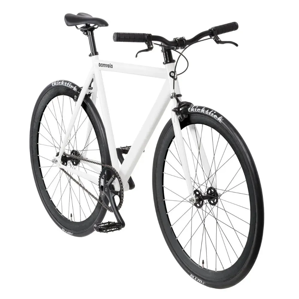bonvelo Singlespeed & Fixie Bike BLIZZ White Riot XL