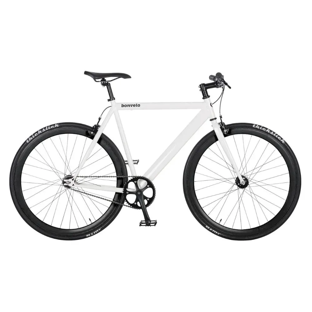 bonvelo Singlespeed & Fixie Bike BLIZZ White Riot XL