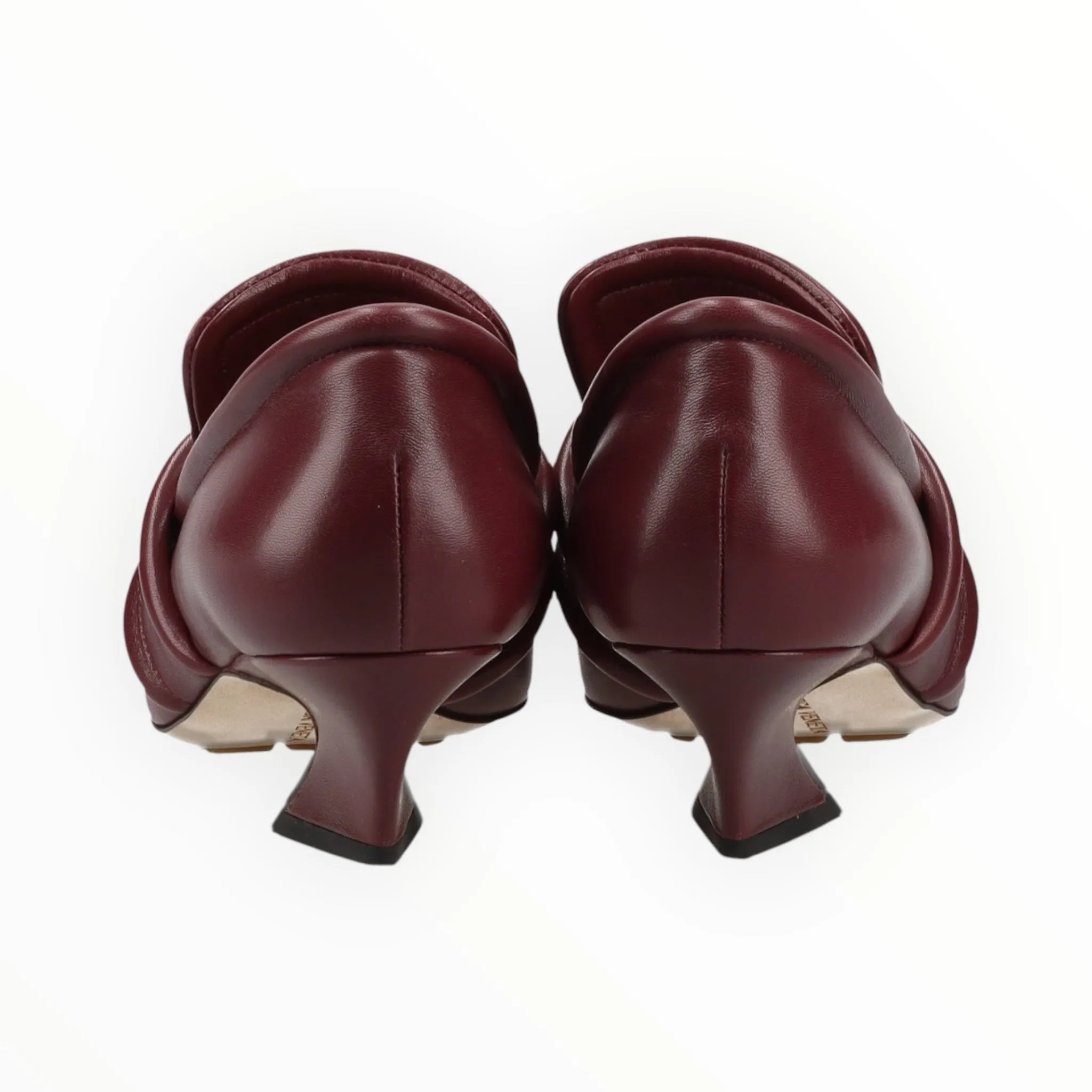 Bottega Veneta Slip-On Club Pumps - Jam - Size 39
