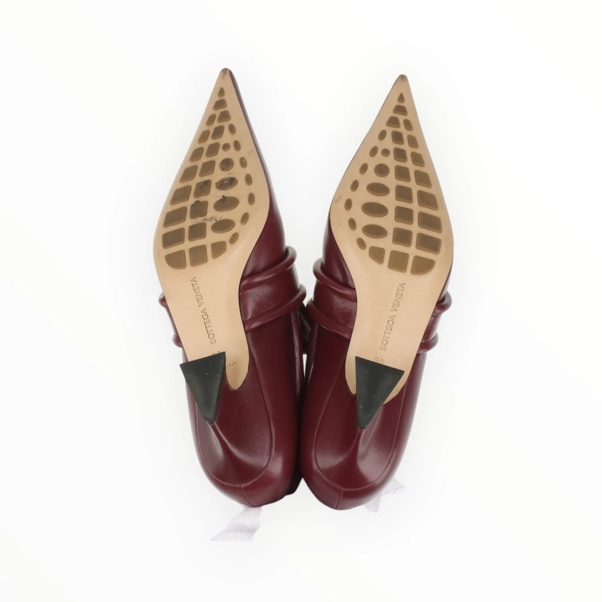Bottega Veneta Slip-On Club Pumps - Jam - Size 39