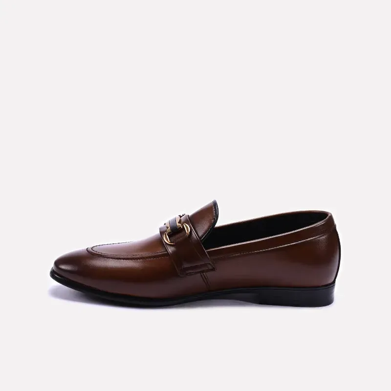 Brown Slip On Loafers 0111354